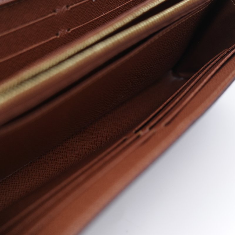 Louis Vuitton 路易威登 Sarah 經典老花 帆布 錢包 口蓋長夾 信封長夾-14