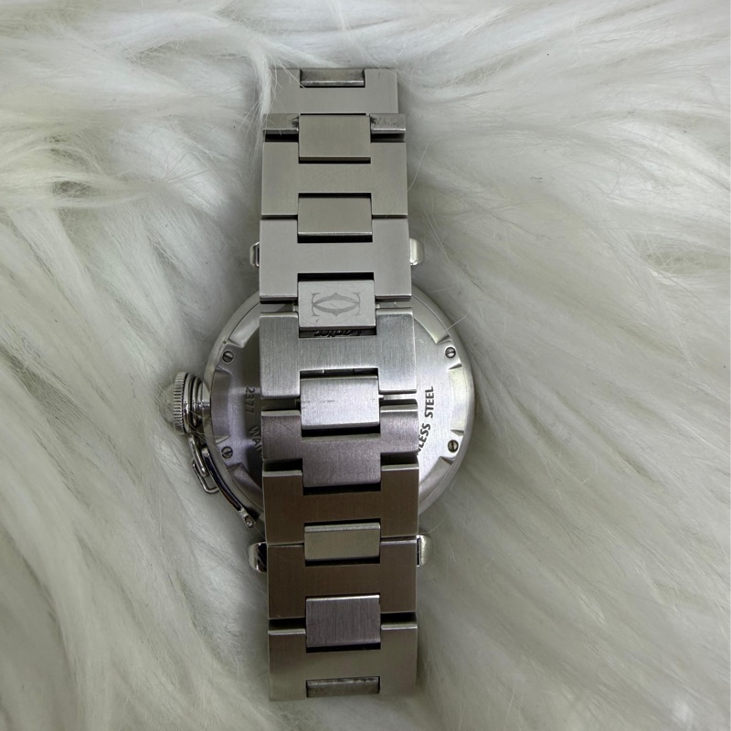 這款手錶是Cartier Pasha 系列的自動機械錶。-1