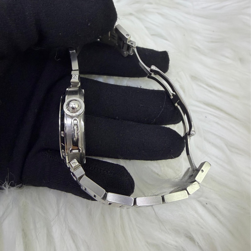 這款手錶是Cartier Pasha 系列的自動機械錶。-5