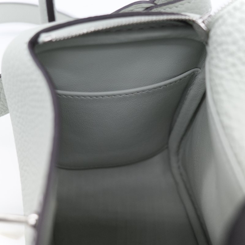 2024台灣購證♥️不撞色系列【CP 精選🌟小編推薦】Hermès 愛馬仕 Mini Lindy 冰晶灰 TC皮 牛皮 小牛皮 手提包肩背包 B 刻-16