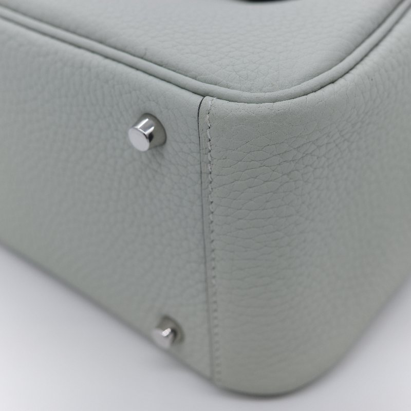 2024台灣購證♥️不撞色系列【CP 精選🌟小編推薦】Hermès 愛馬仕 Mini Lindy 冰晶灰 TC皮 牛皮 小牛皮 手提包肩背包 B 刻-22