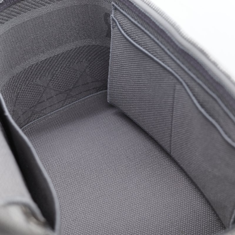 （未使用閒置品♥️）Dior 迪奧 DiorTravel Vanity Case 灰色 刺繡帆布 老花 化妝包 野餐包 手提包-20