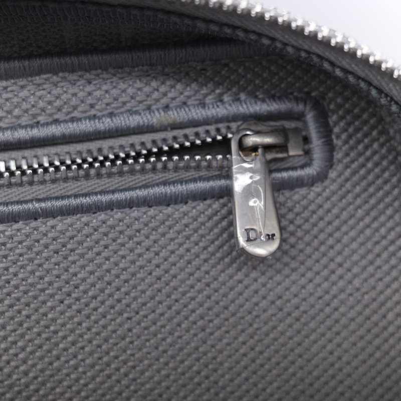 （未使用閒置品♥️）Dior 迪奧 DiorTravel Vanity Case 灰色 刺繡帆布 老花 化妝包 野餐包 手提包-22