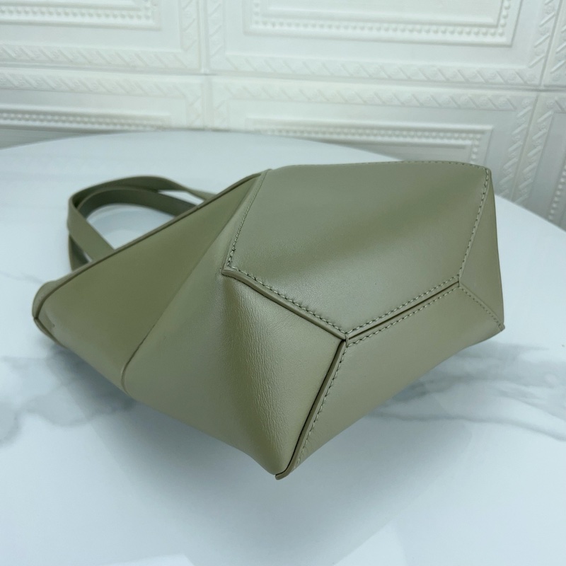 Loewe羅意威綠色幾何托特包 Puzzle Fold折疊 無附件-3