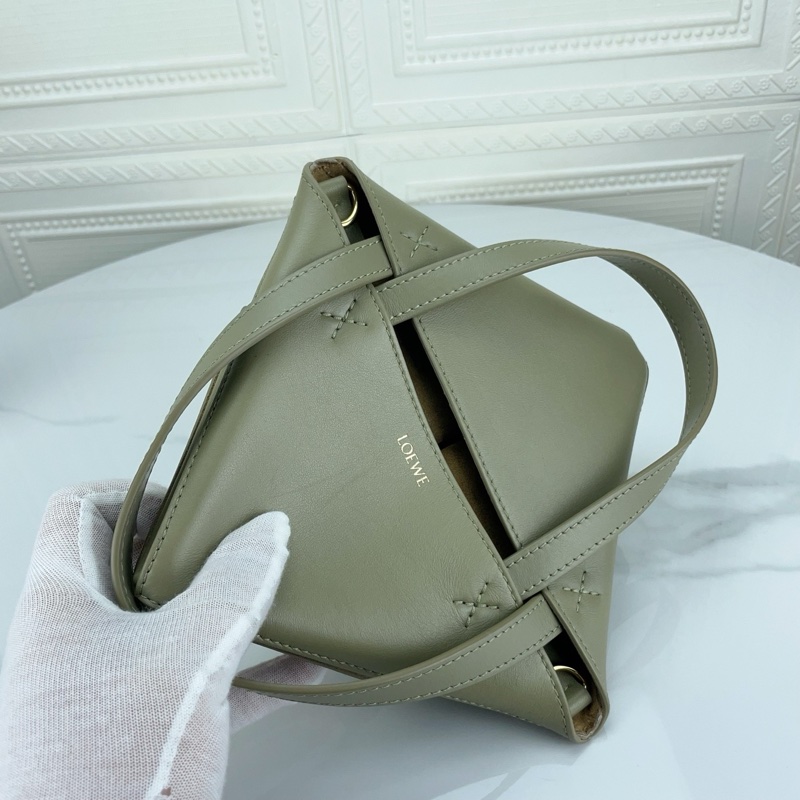 Loewe羅意威綠色幾何托特包 Puzzle Fold折疊 無附件-7