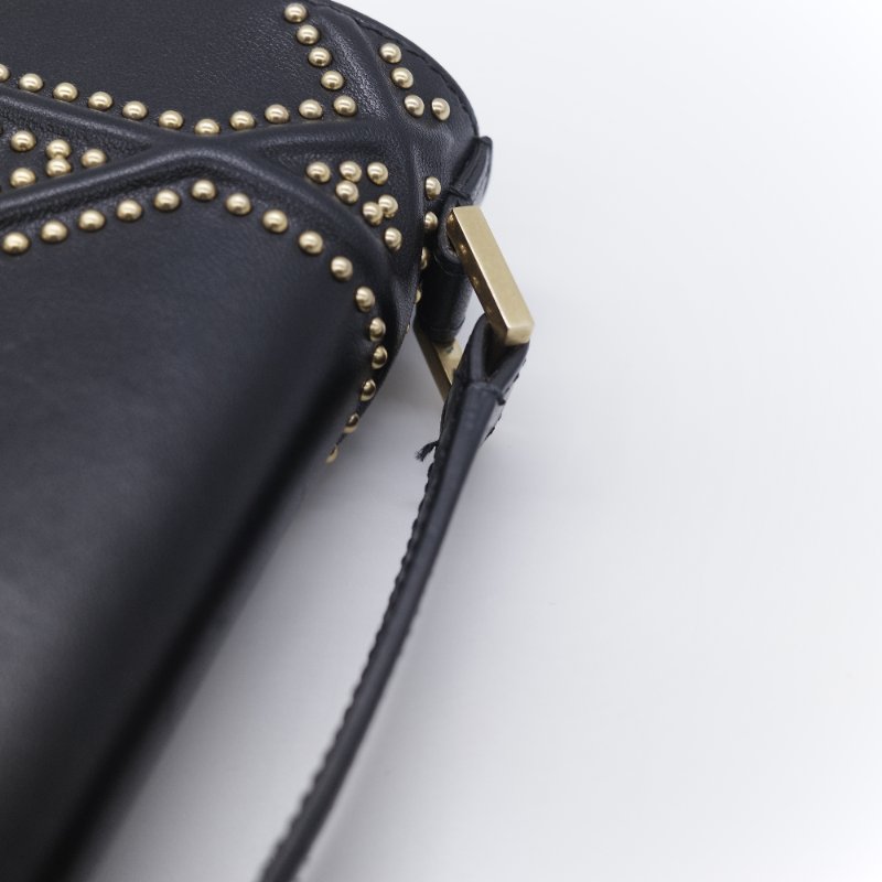 Dior 迪奧 Diorama WOC 銅金鉚釘 牛皮 肩背包 斜背包 鏈條包-15