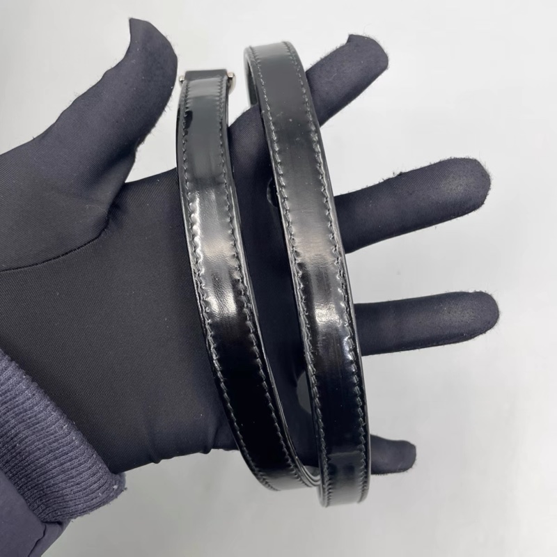 Dior 黑色漆皮七格戴妃包-5