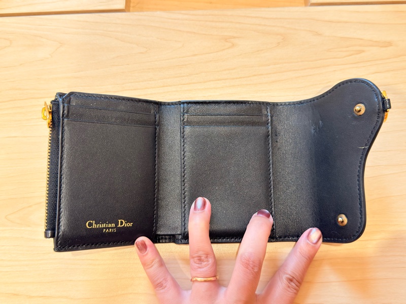 Dior Saddle Lotus 錢包-11