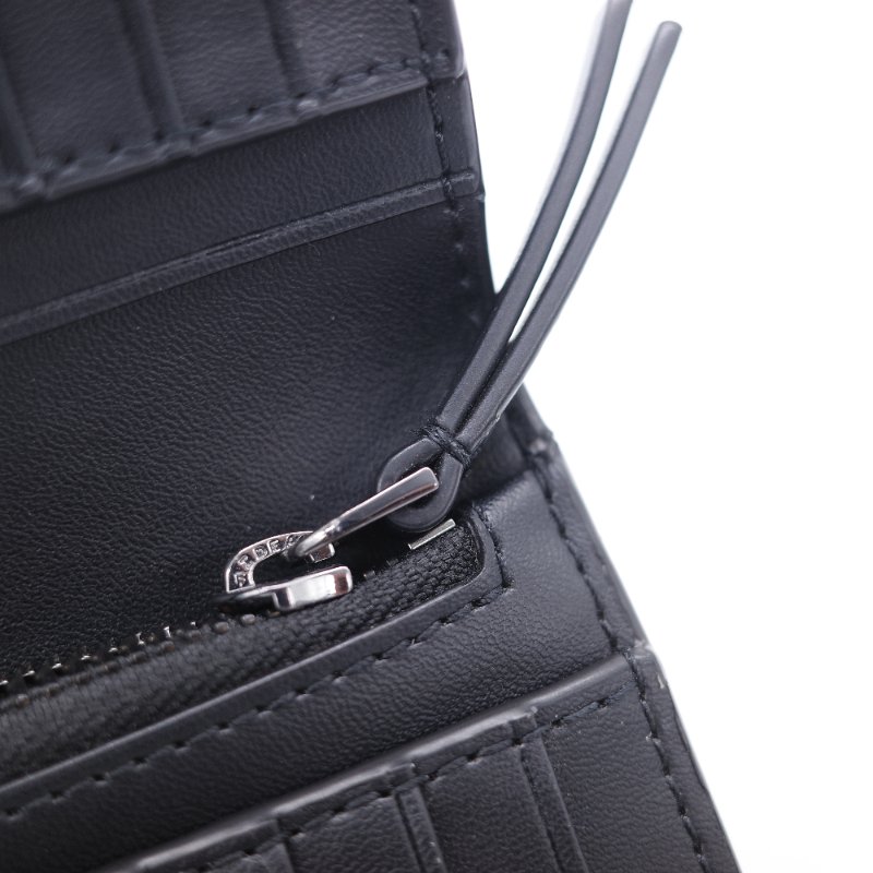 Tory Burch 湯麗柏琦 Willa 黑色 霧面皮革 皮夾-9