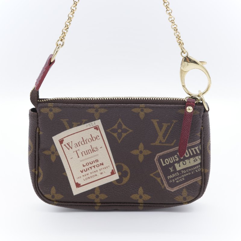 Louis Vuitton 路易威登 Trunks and Bags 老花 塗鴉印花 迷你洗漱包 手提包 麻將包-6