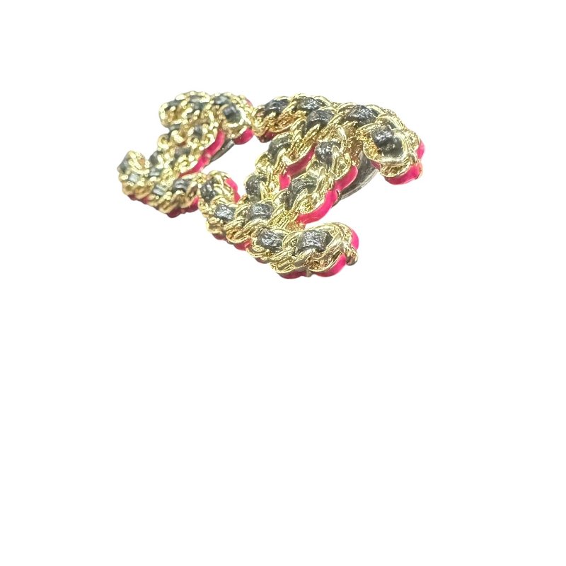 【美收精品】CHANEL雙C針式耳環 5-93-3