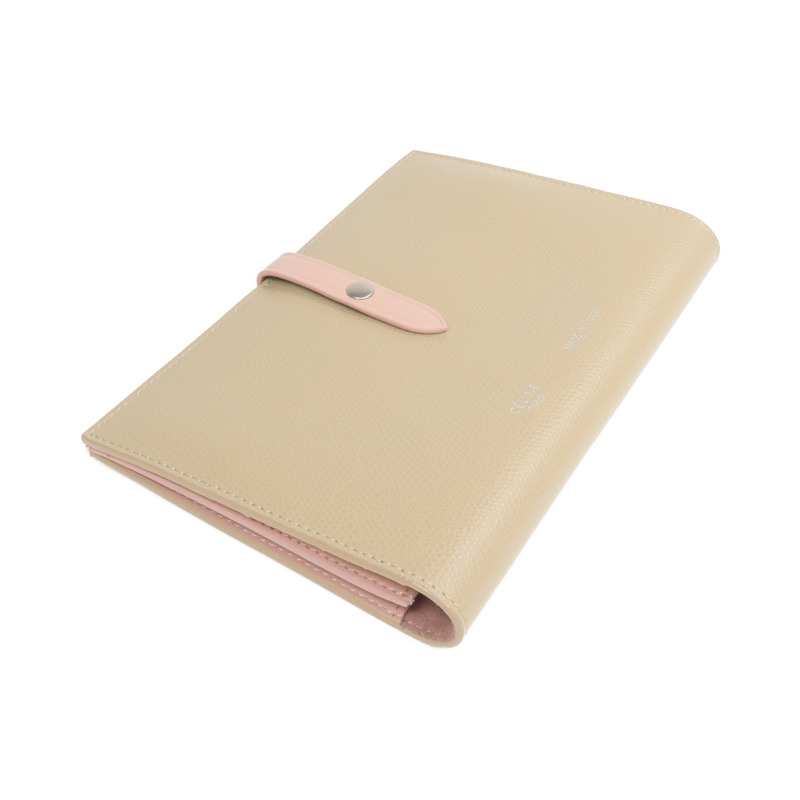CELINE 牛皮皮革Long wallet銀扣長錢包-3