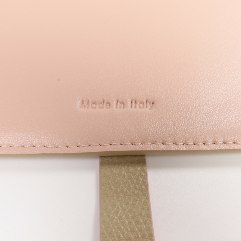 CELINE 牛皮皮革Long wallet銀扣長錢包-10