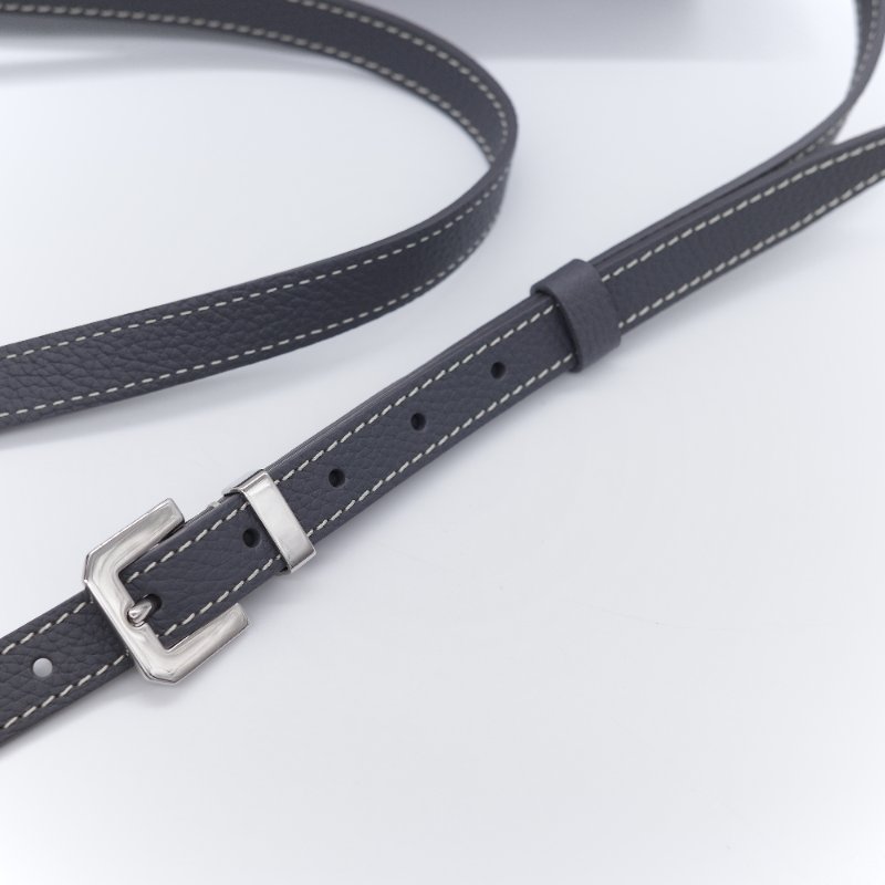 （超級新♥️全配全套）Goyard 戈雅 Belvedere PM小號 灰色 經典花紋 防水帆布 牛皮 翻蓋斜背包 郵差包-12