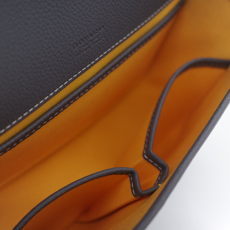 （超級新♥️全配全套）Goyard 戈雅 Belvedere PM小號 灰色 經典花紋 防水帆布 牛皮 翻蓋斜背包 郵差包-14