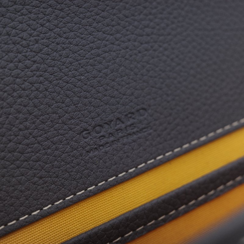 （超級新♥️全配全套）Goyard 戈雅 Belvedere PM小號 灰色 經典花紋 防水帆布 牛皮 翻蓋斜背包 郵差包-15