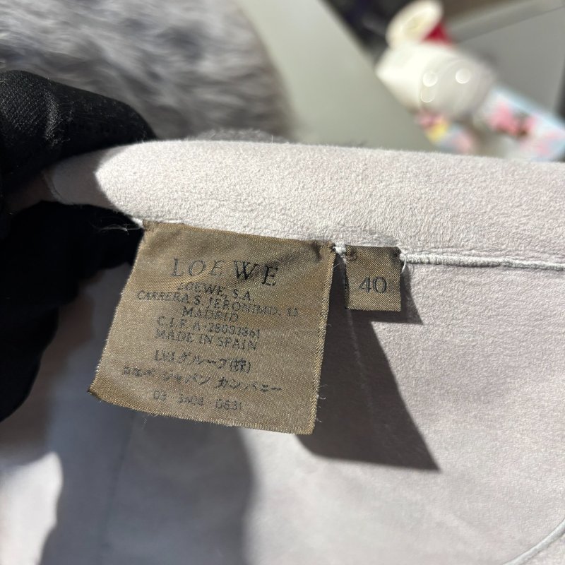 【美收精品】LOEWE灰色毛毛大衣 5-92-8