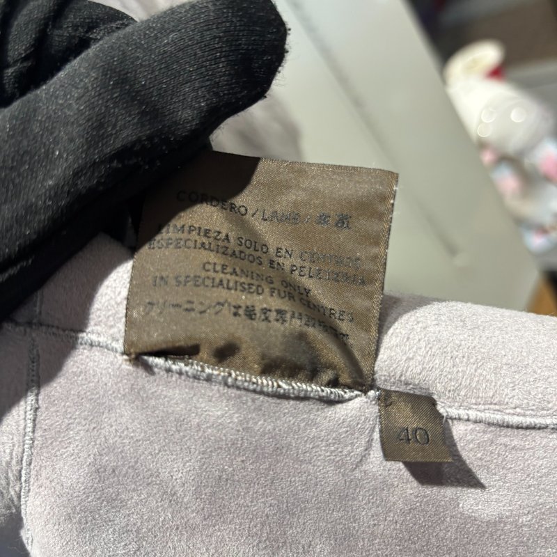 【美收精品】LOEWE灰色毛毛大衣 5-92-9