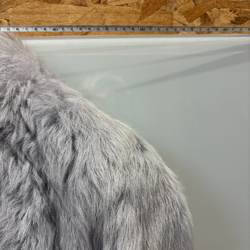 【美收精品】LOEWE灰色毛毛大衣 5-92-10