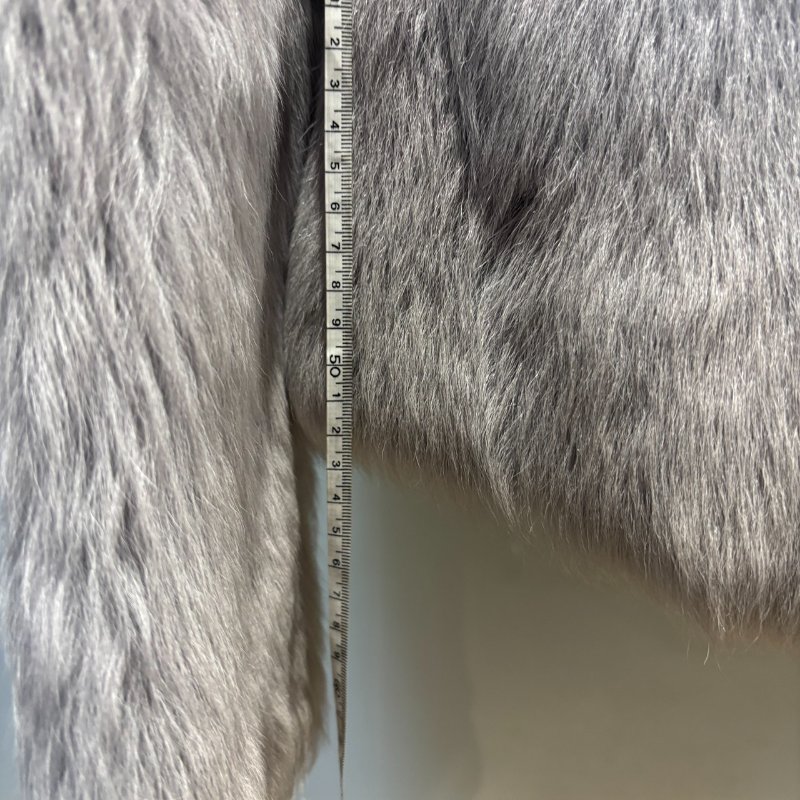 【美收精品】LOEWE灰色毛毛大衣 5-92-11