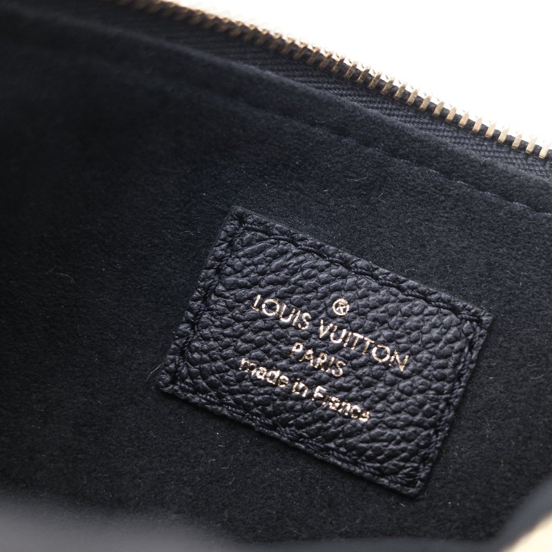 Louis Vuitton 路易威登 Multi Pochette Accessoires 黑色 壓花牛皮 斜背包-21