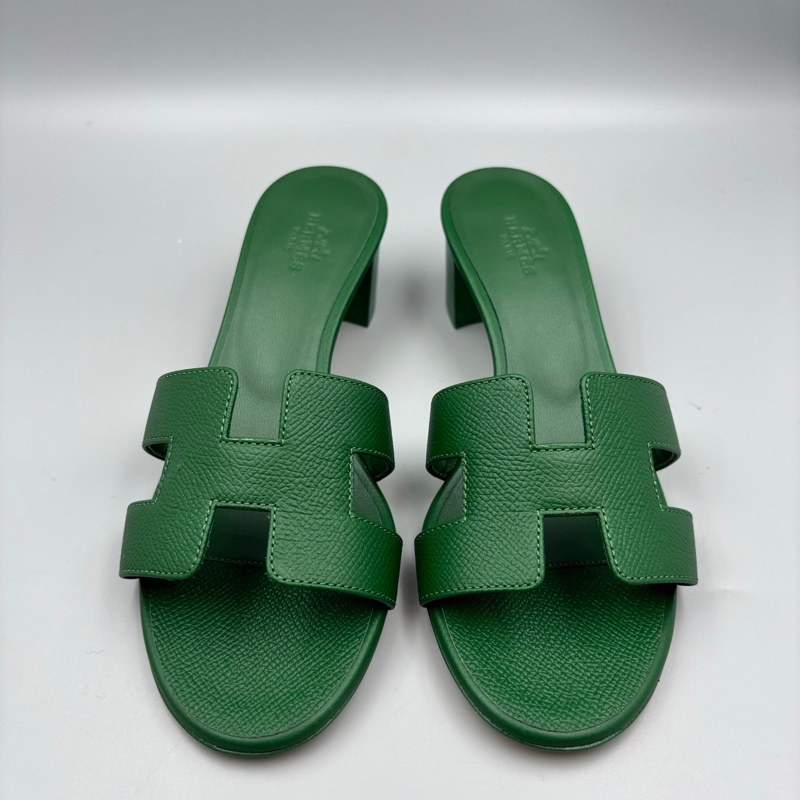 閒置新Hermès 愛馬仕拖鞋36碼 附件：塵袋 盒-1