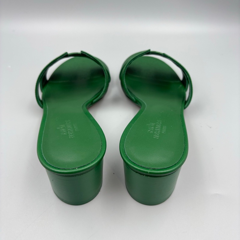 閒置新Hermès 愛馬仕拖鞋36碼 附件：塵袋 盒-2