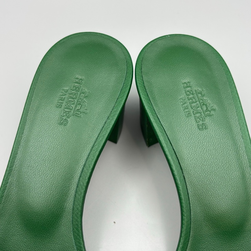 閒置新Hermès 愛馬仕拖鞋36碼 附件：塵袋 盒-3