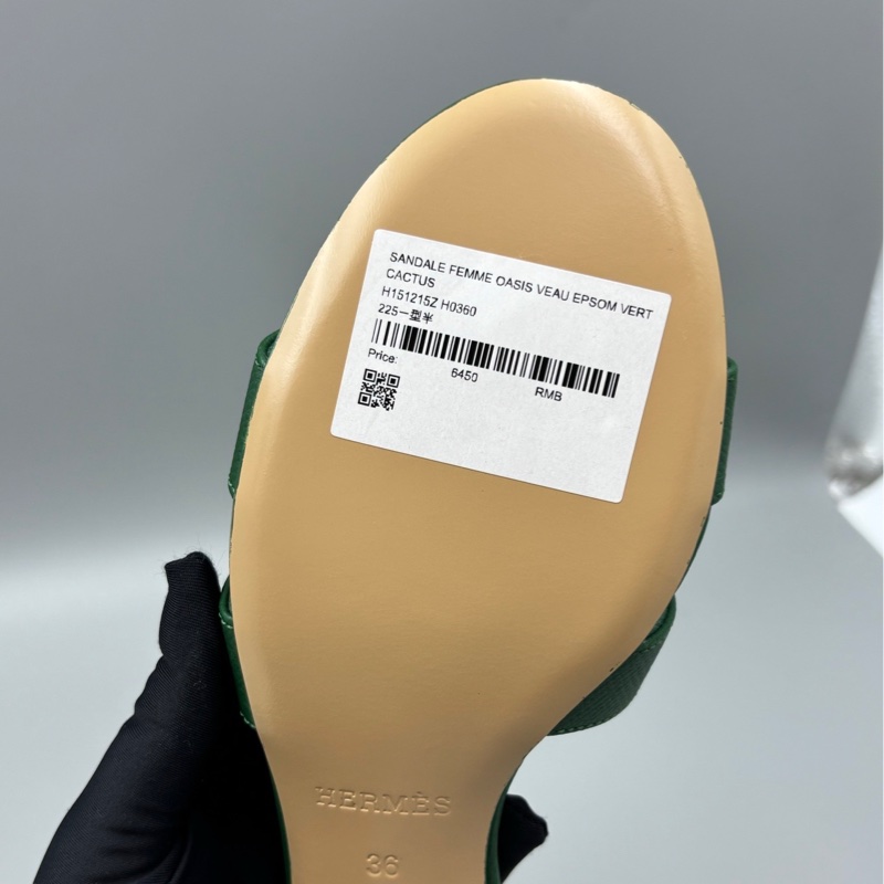 閒置新Hermès 愛馬仕拖鞋36碼 附件：塵袋 盒-7