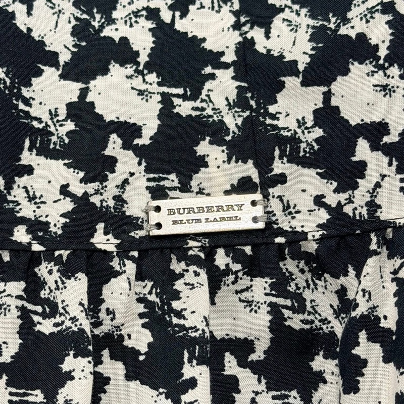 BURBERRY 藍標千鳥格紋洋裝-3