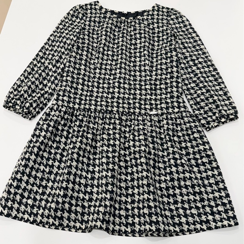 BURBERRY 藍標千鳥格紋洋裝-5