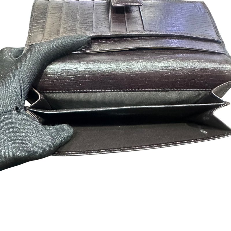 【美收精品】GUCCI茶色老花長夾 5-89-8