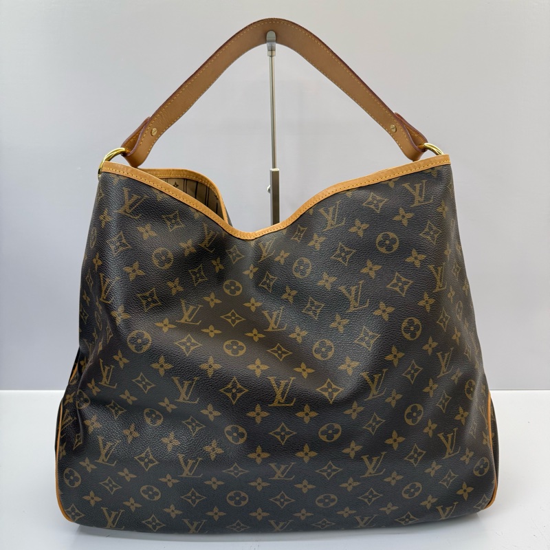 LOUIS VUITTON 路易威登 老花雙拉鍊單肩包 MONOGRAM DELIGHFUL GM M40354-1