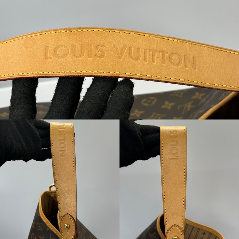 LOUIS VUITTON 路易威登 老花雙拉鍊單肩包 MONOGRAM DELIGHFUL GM M40354-5