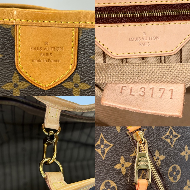 LOUIS VUITTON 路易威登 老花雙拉鍊單肩包 MONOGRAM DELIGHFUL GM M40354-7