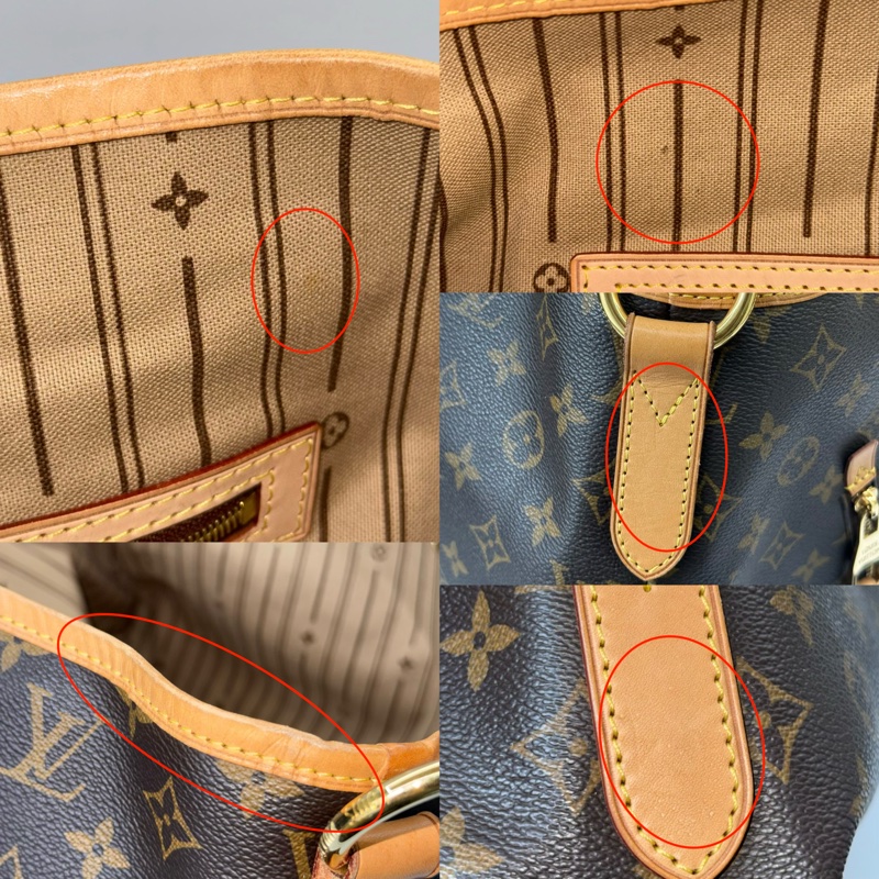 LOUIS VUITTON 路易威登 老花雙拉鍊單肩包 MONOGRAM DELIGHFUL GM M40354-9