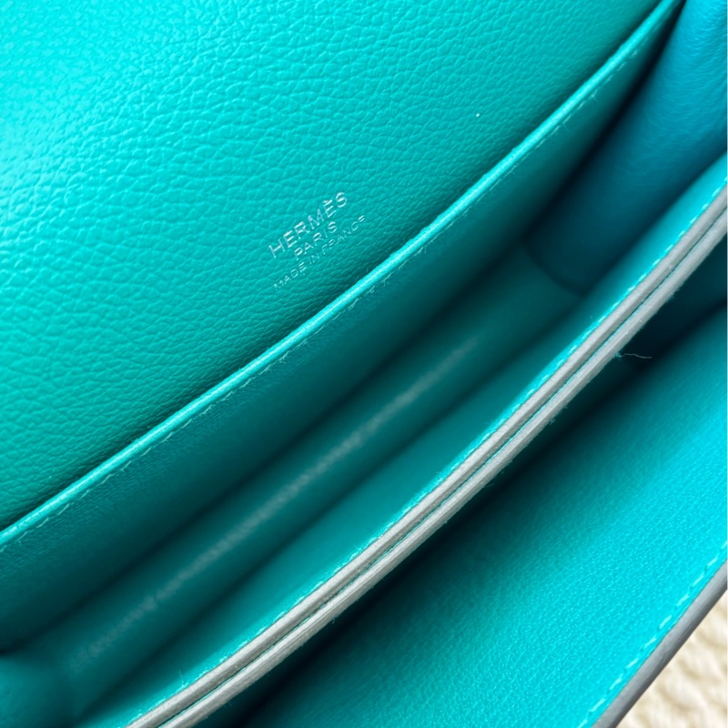 Hermes mini Roulis 維羅納綠銀扣-6