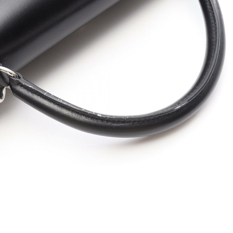 愛馬仕 Kelly 32 單肩手提包，Box 小牛皮，黑色 SHW，二手 K-6