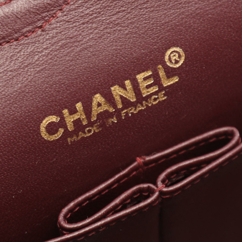 香奈兒 (CHANEL) Matelasse 雙蓋鏈條肩背包，羊皮材質，黑色，金色五金，二手，女士 CC-3