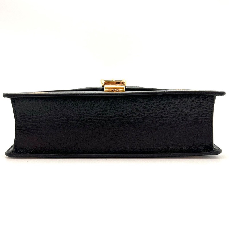 GUCCI塞爾維亞黑金燙金小蜜蜂肩背斜背包26*17*8 98新配件塵袋-4