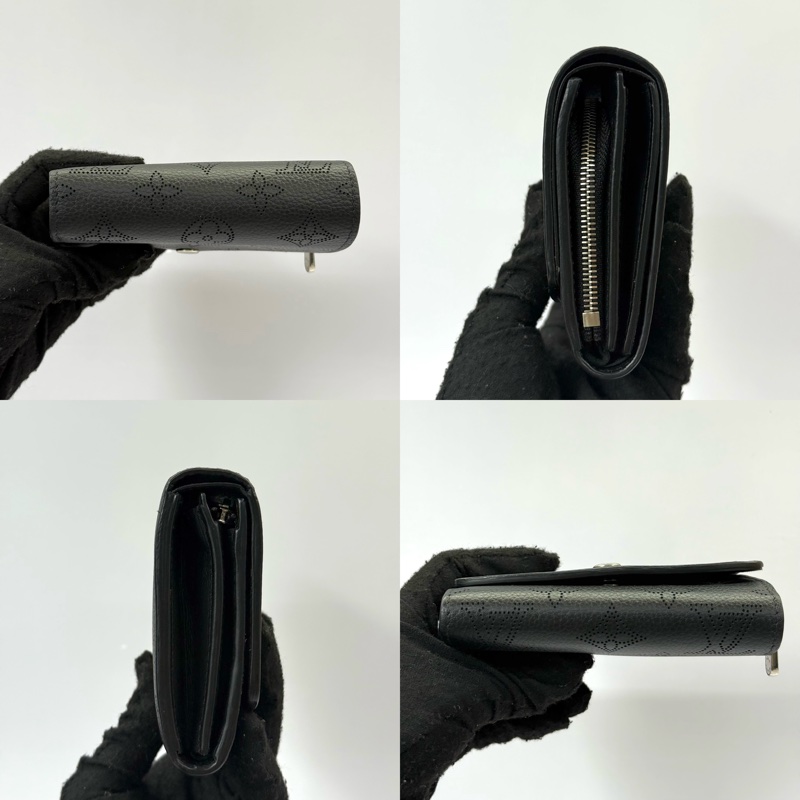 LOUIS VUITTON 路易威登 黑色MAHINA PORTOFEUILLE IRIS 短夾 M62540-3