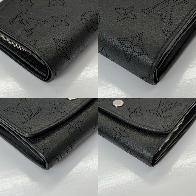 LOUIS VUITTON 路易威登 黑色MAHINA PORTOFEUILLE IRIS 短夾 M62540-4