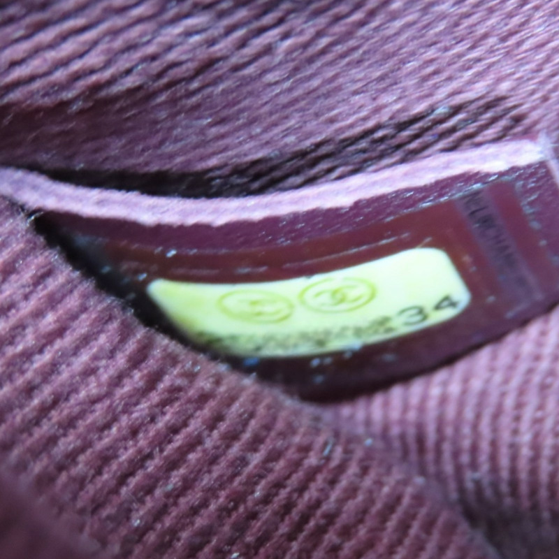 紅色 菱格紋 牛皮 肩背包 (無卡)【CHANEL 香奈兒】-9