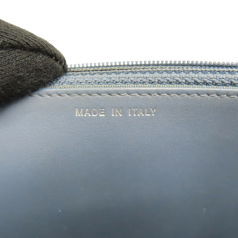 藍色 荔枝紋 牛皮 WOC 肩背包 (無卡)【CHANEL 香奈兒】 A33814-9