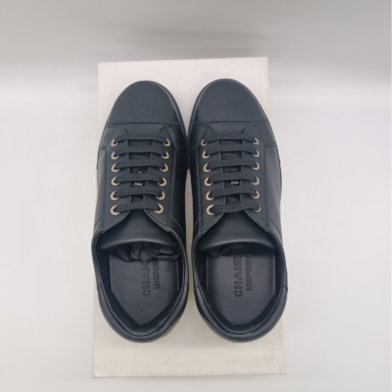 閒置 新香奈兒CHANEL【黑色】時尚休閒鞋子女鞋—牛皮37碼-1