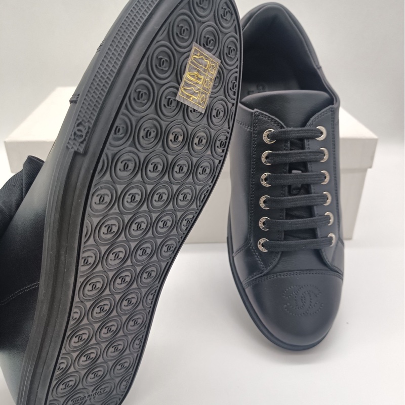 閒置 新香奈兒CHANEL【黑色】時尚休閒鞋子女鞋—牛皮37碼-2