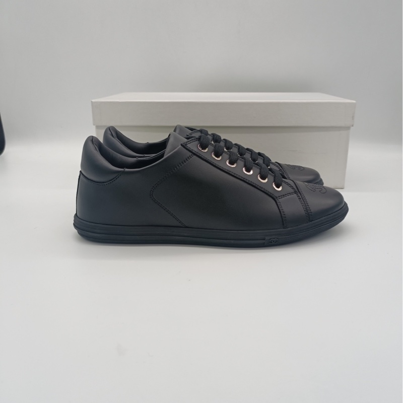 閒置 新香奈兒CHANEL【黑色】時尚休閒鞋子女鞋—牛皮37碼-4