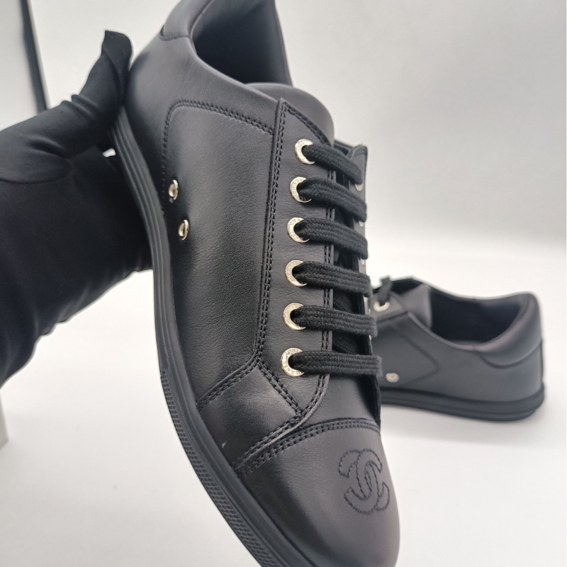 閒置 新香奈兒CHANEL【黑色】時尚休閒鞋子女鞋—牛皮37碼-7