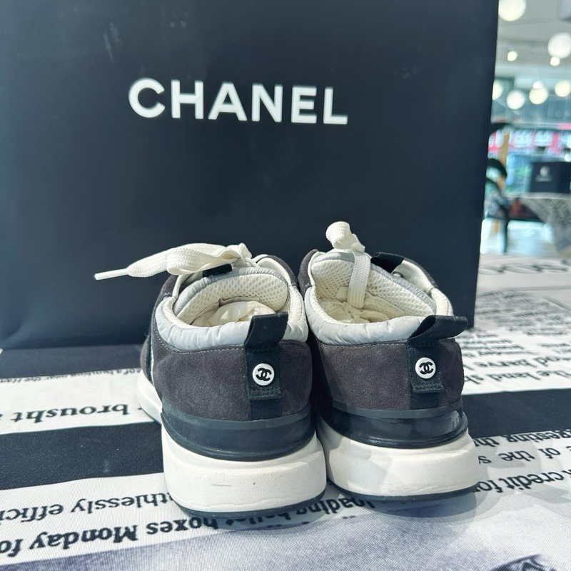 Chanel 香奈兒 黑白熊貓 運動鞋，38.5碼 附件：無-3