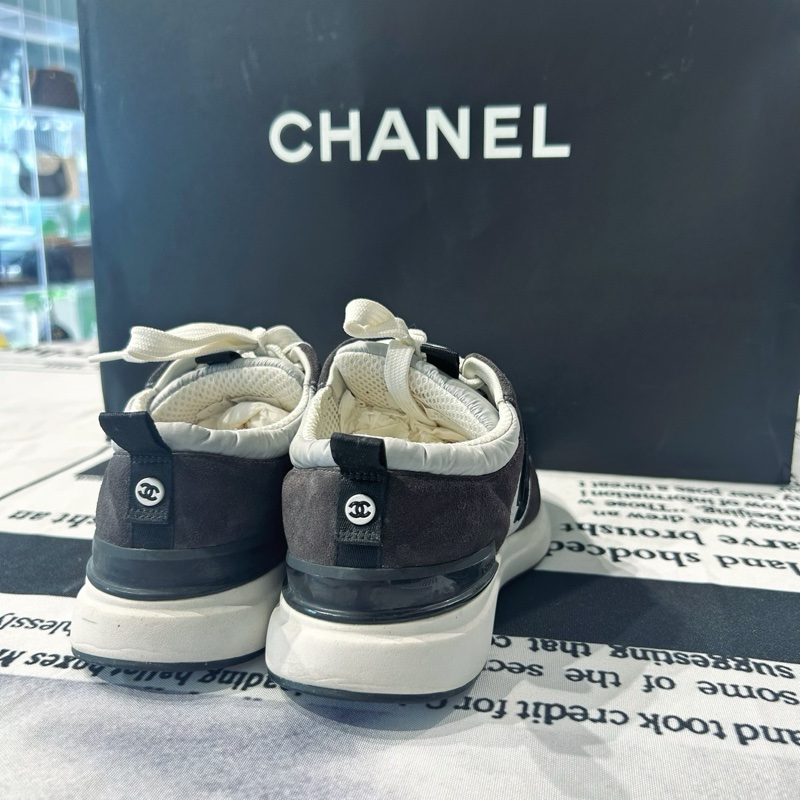 Chanel 香奈兒 黑白熊貓 運動鞋，38.5碼 附件：無-4